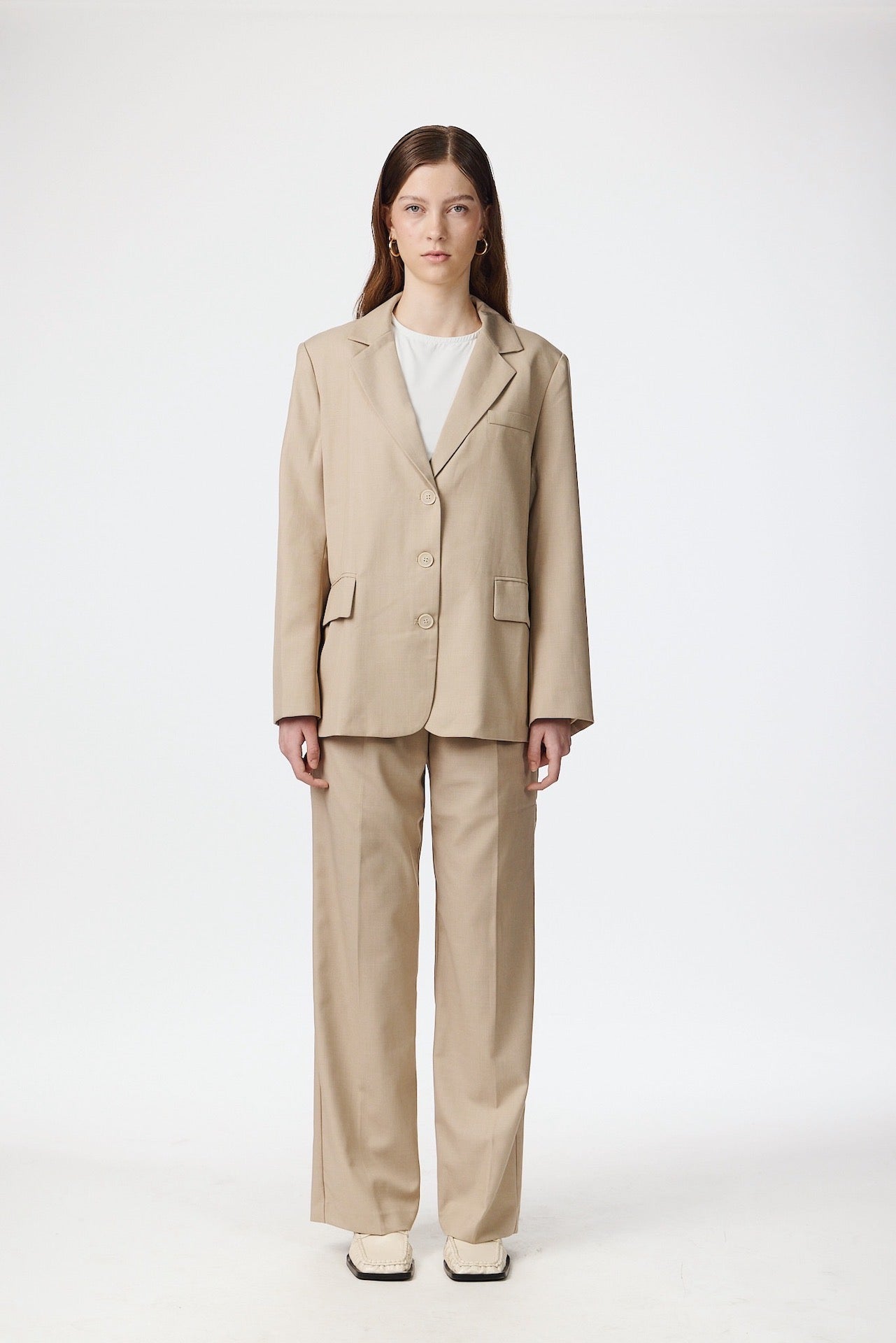 Oversize Blazer - Beige