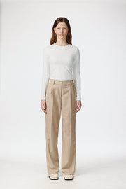 Habitbukser med vidde - Beige