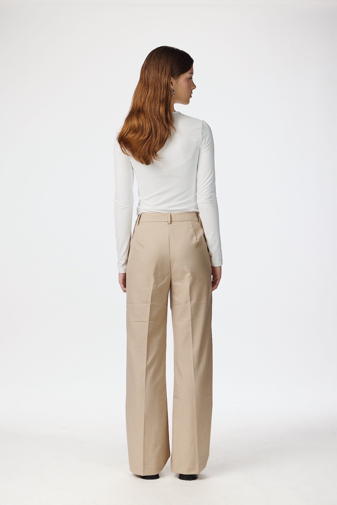 Habitbukser med vidde - Beige