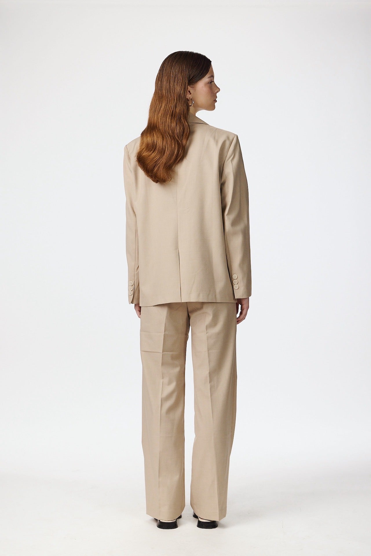 Oversize jakkesæt - Beige