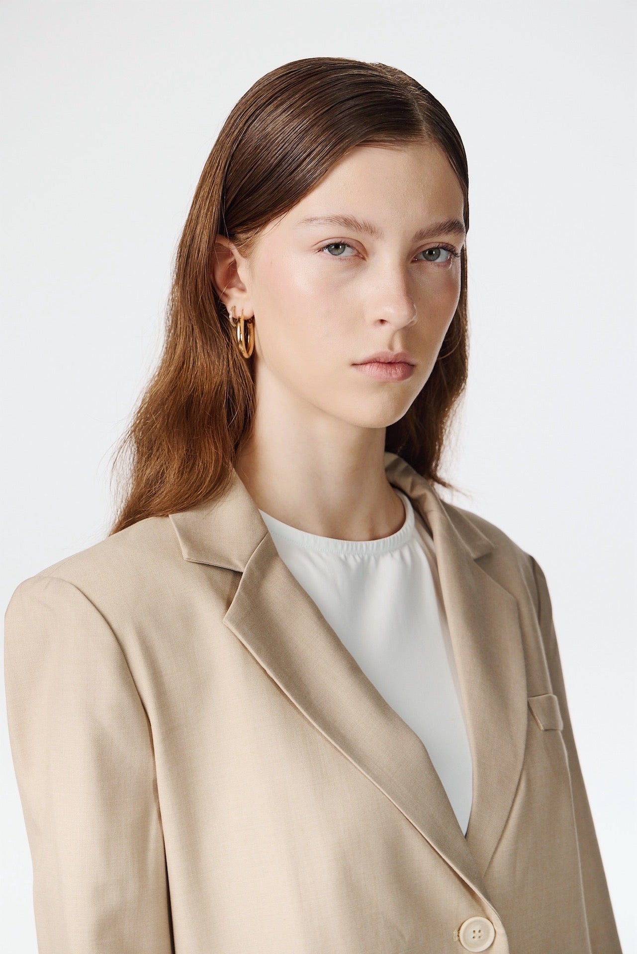 Oversize Blazer - Beige