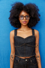 Denim top - Dark Navy